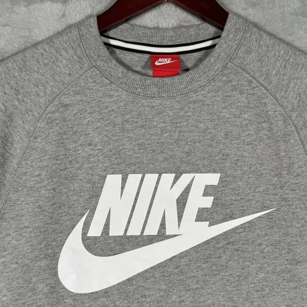 Nike‎ Sweatshirt Mens Small Crewneck Pullover Swoosh 871763-063